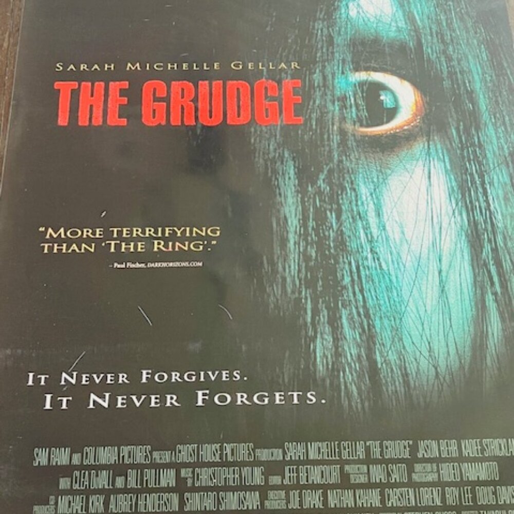 Movie Theater Cinema Poster Lobby Card 2004 The Grudge Sarah Gellar Horror Japan